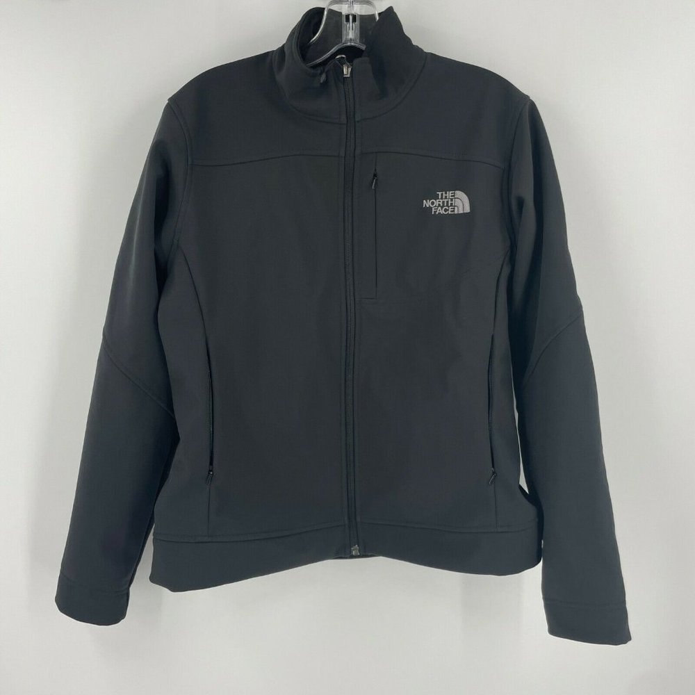 The North Face Women's Black Zip-Up Softshell Jacket